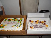 Symposium 10th Anniversary Cakes