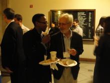 Visiting scholar Dr. Sylvester Johnson and Dr. John Kelsay